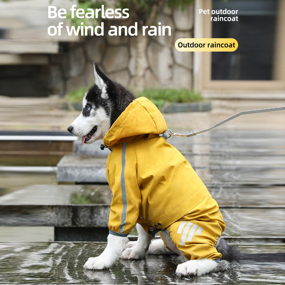 Waterproof Dog Raincoat with Hood