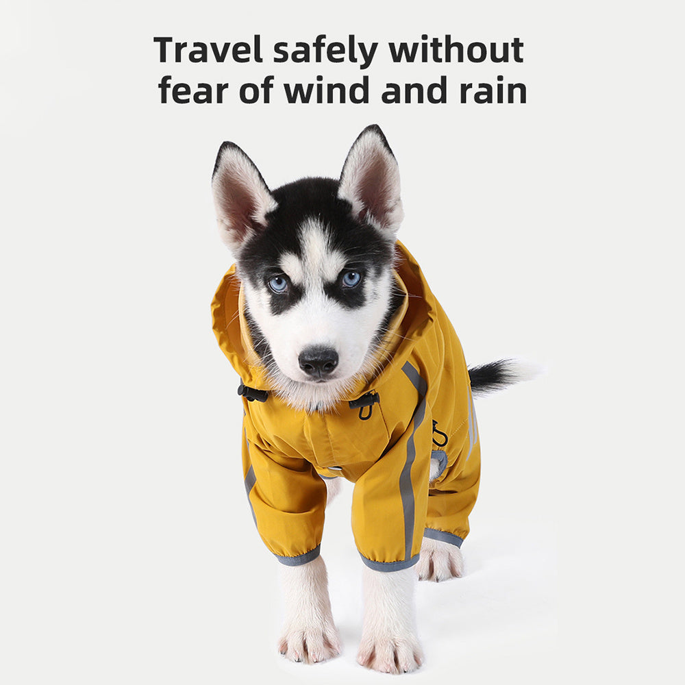 Waterproof Dog Raincoat with Hood
