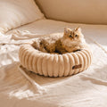 MEWOOFUN Donut Cat Bed