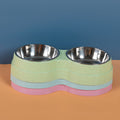 Double Stainless Steel Pet Bowls
