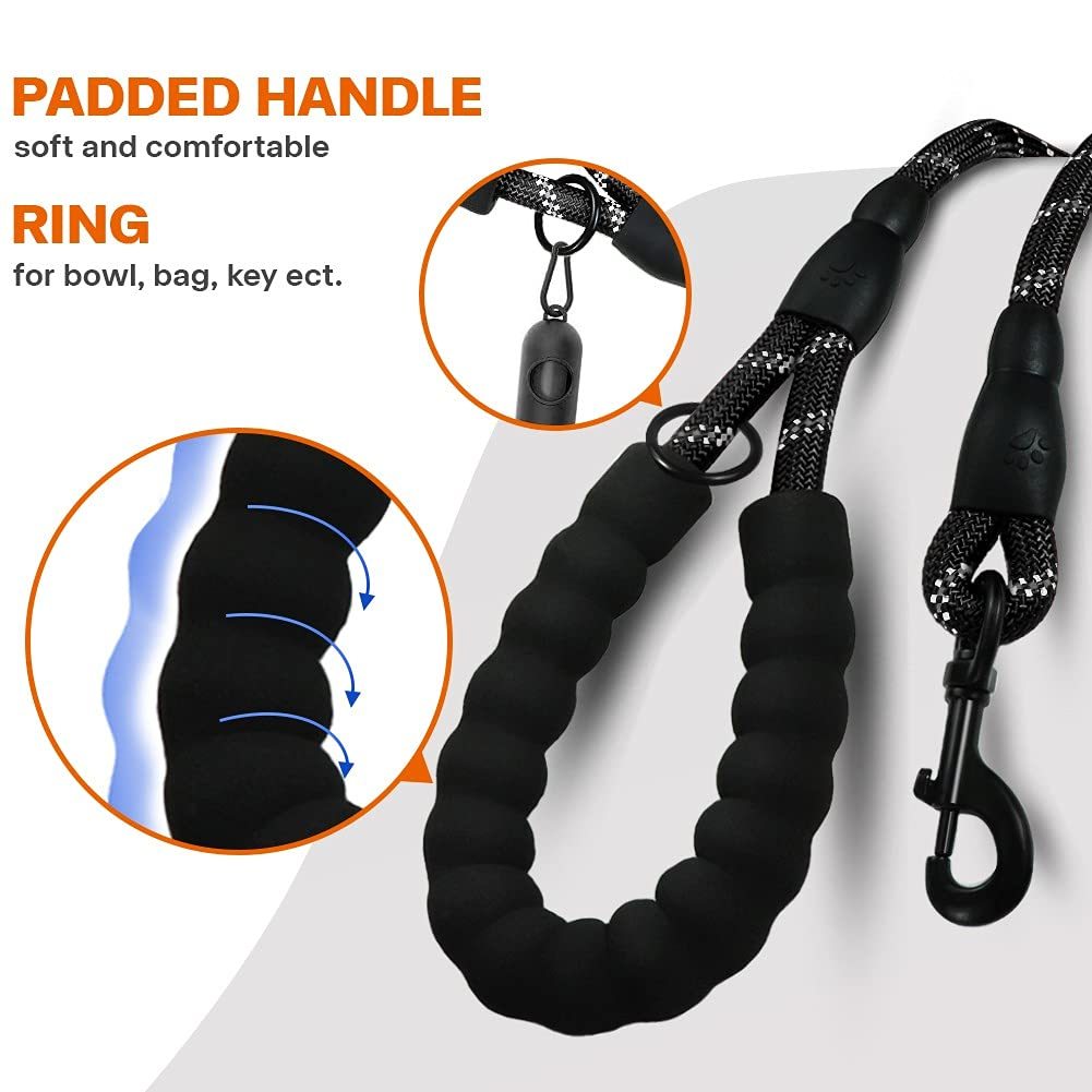 Hands-Free Dog Leash with Waist Belt