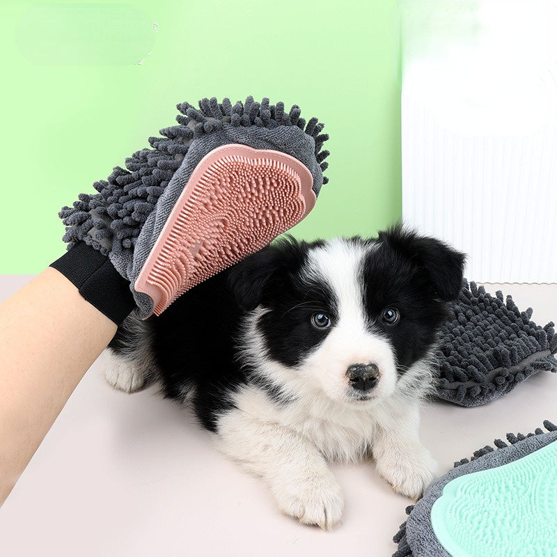 2-in-1 Pet Grooming Glove